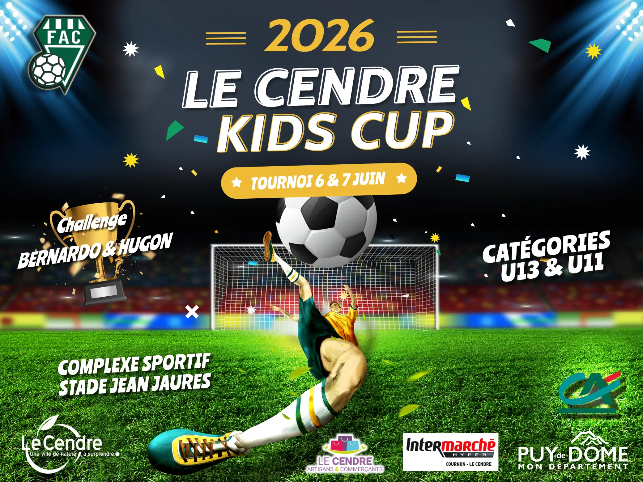 Affiche Le Cendre Kids Cup 2026