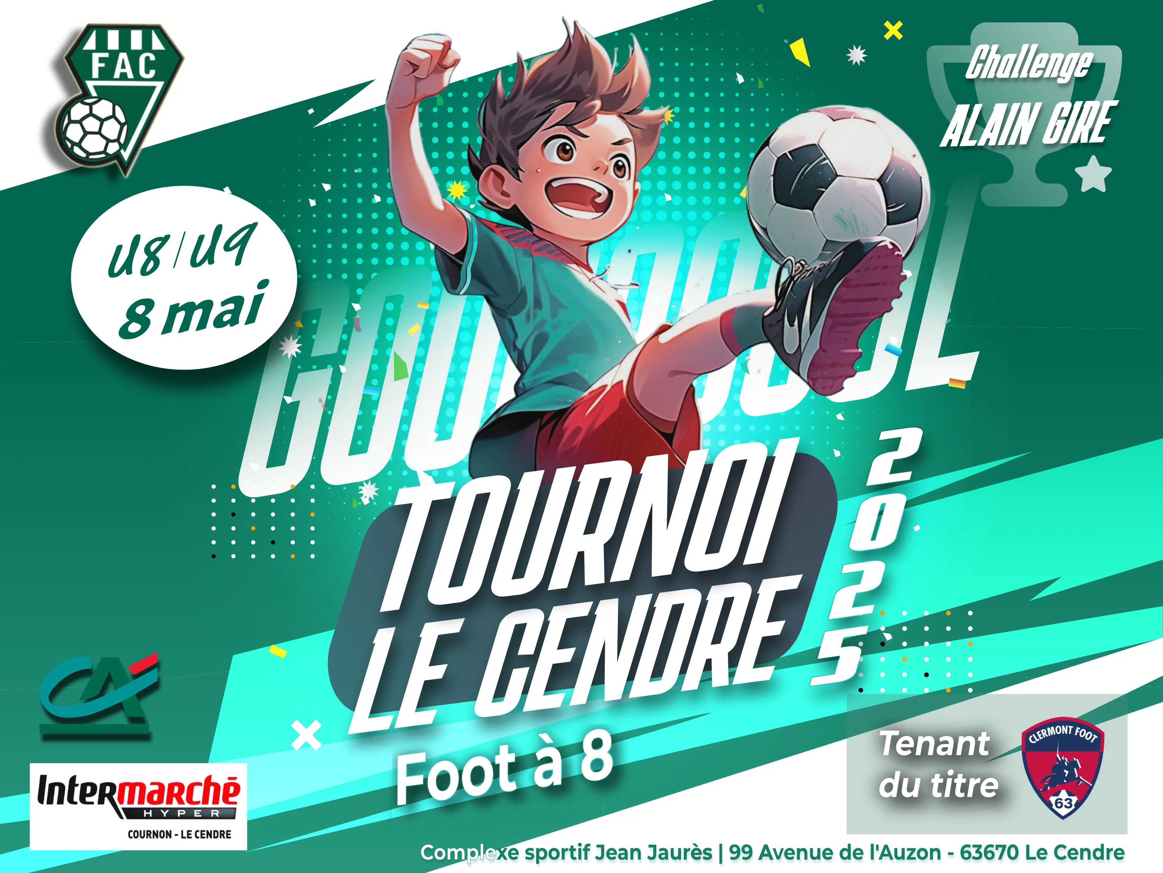 Affiche Tournoi le Cendre 2025